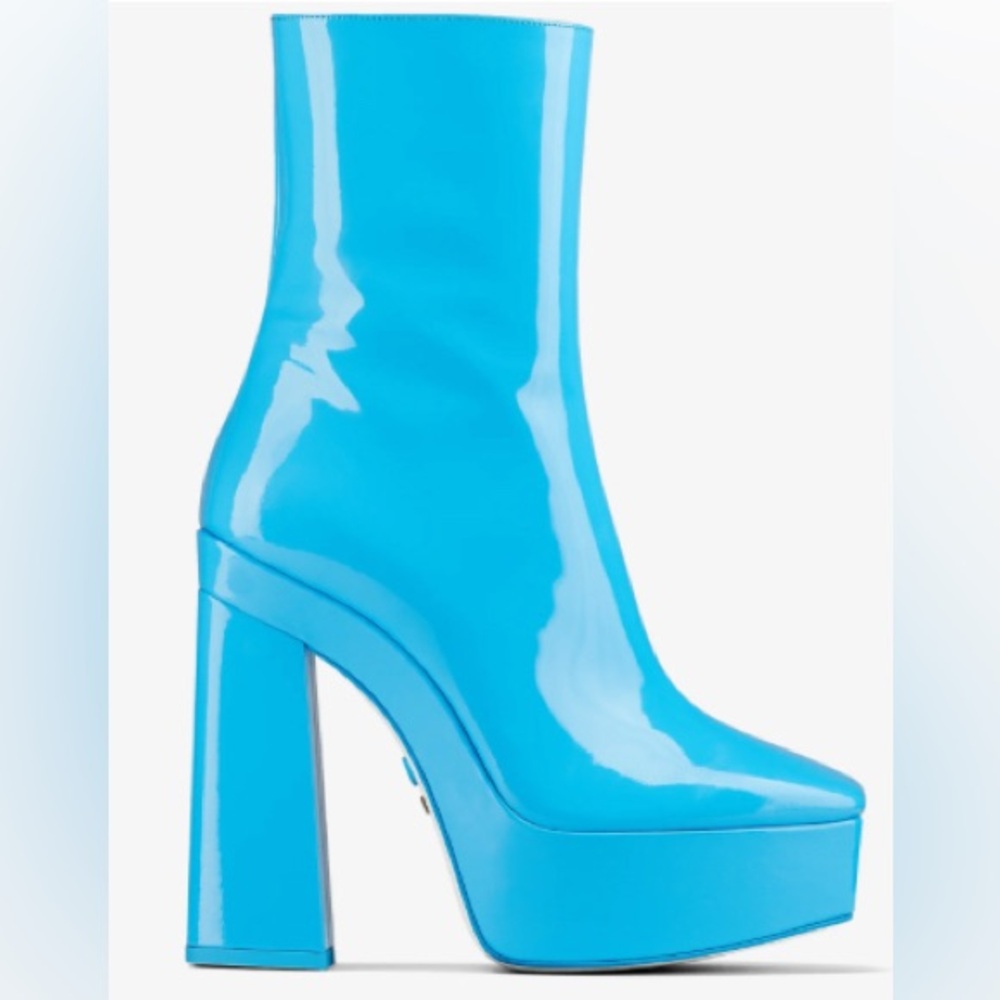 Jimmy Choo Blue Platform Boots